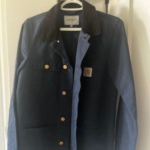 Carhart WIP Navy Michigan Spring Chore Coat XS